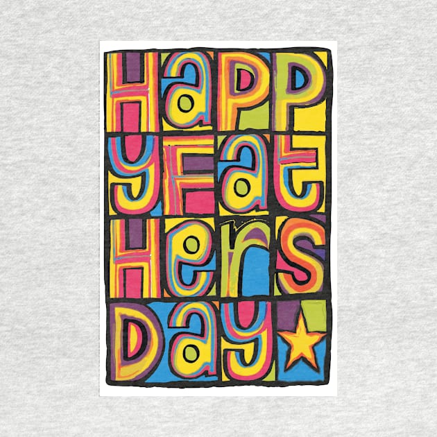 Happy Fathers Day 'Happy Mondays' Inspired Design by LTFRstudio